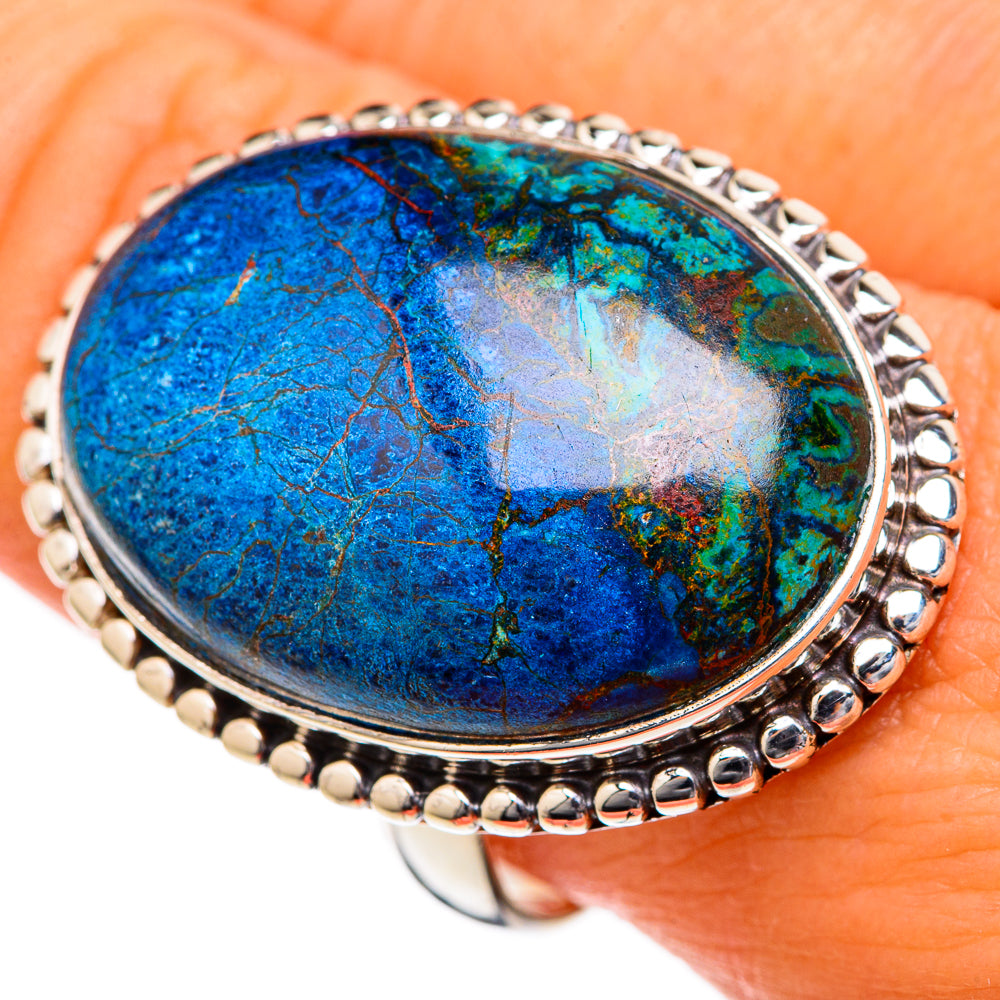 Azurite Rings handcrafted by Anasilvercos - RING102852