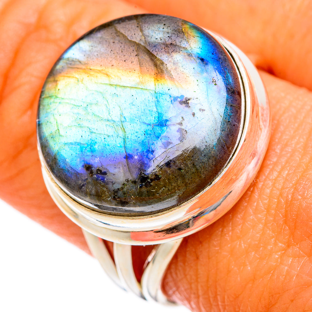 Labradorite Rings handcrafted by Anasilvercos - RING102888