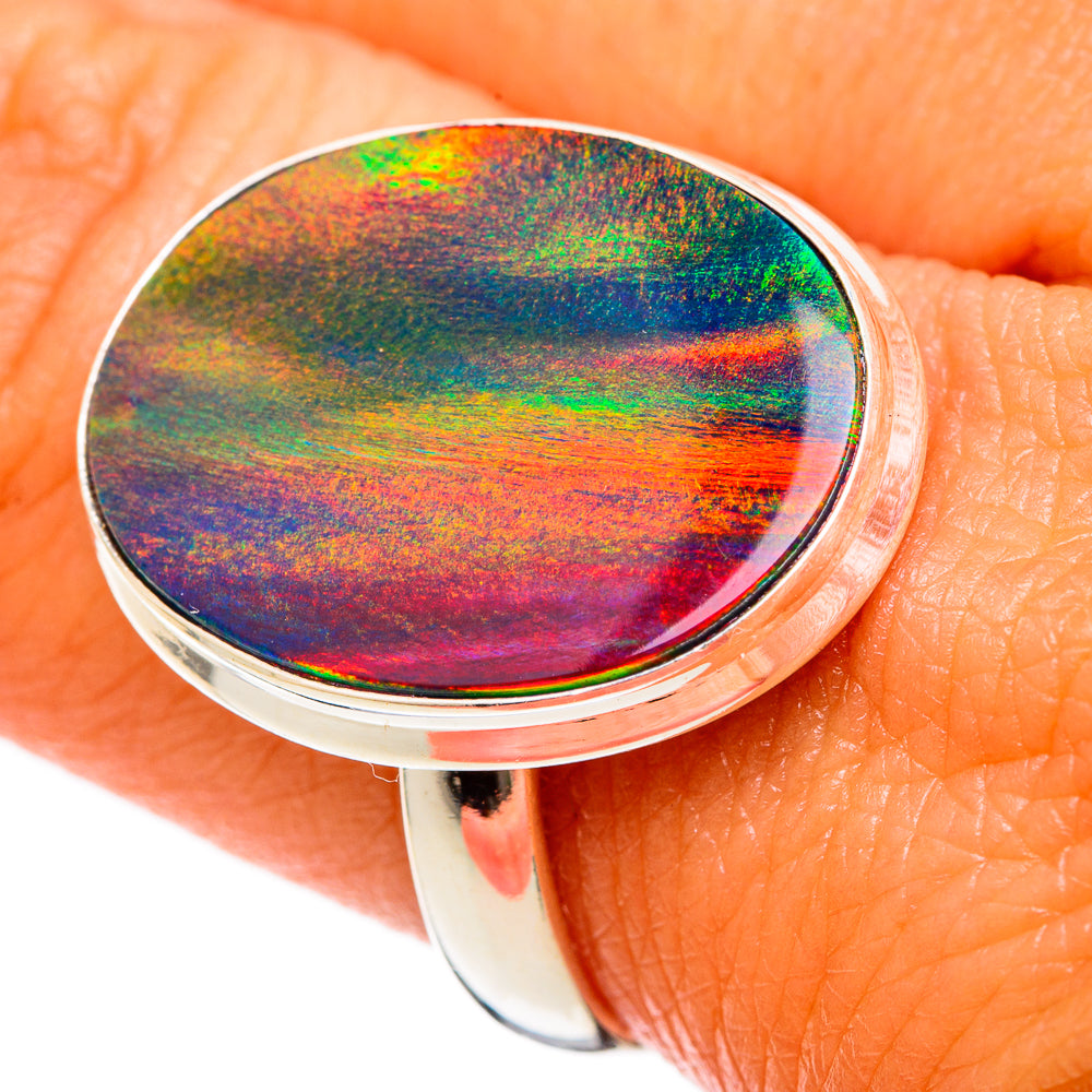 Aura Opal Rings handcrafted by Anasilvercos - RING102891