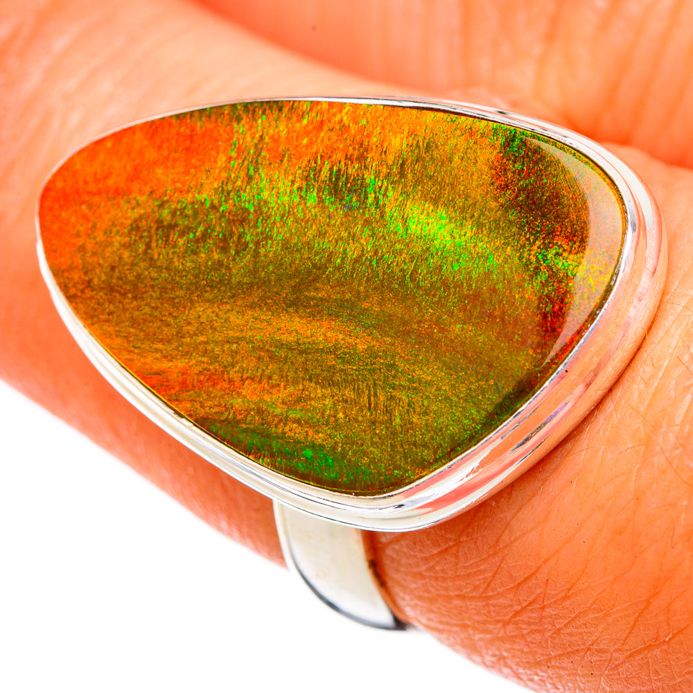 Aura Opal Rings handcrafted by Anasilvercos - RING102915