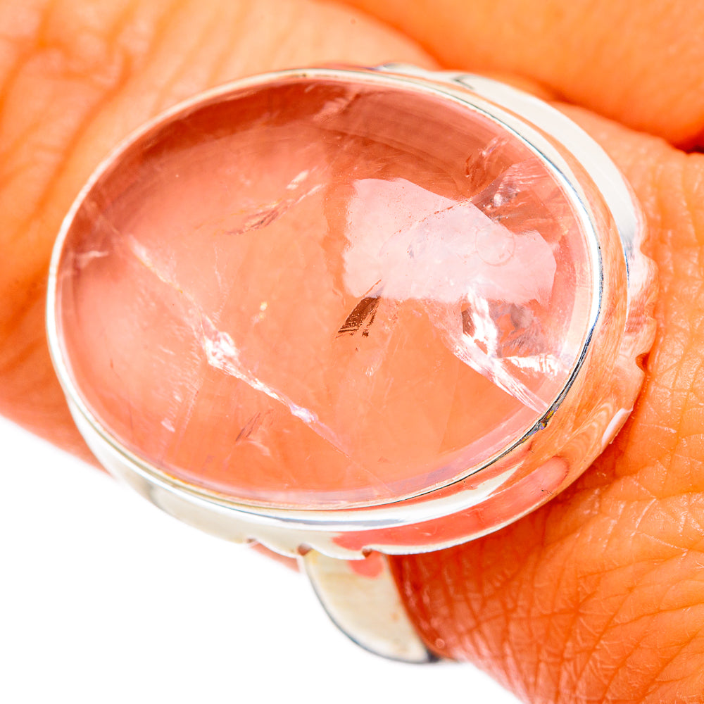 Rose Quartz Rings handcrafted by Anasilvercos - RING102949