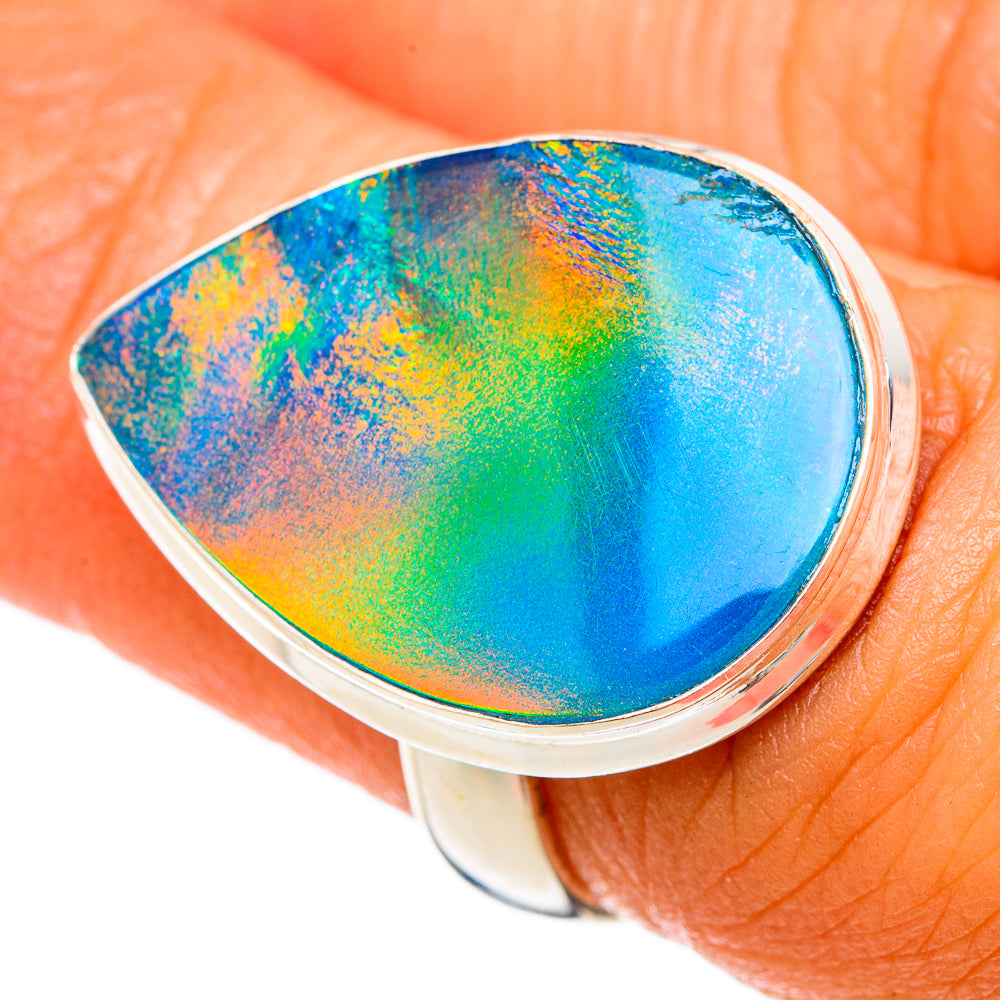 Aura Opal Rings handcrafted by Anasilvercos - RING102958
