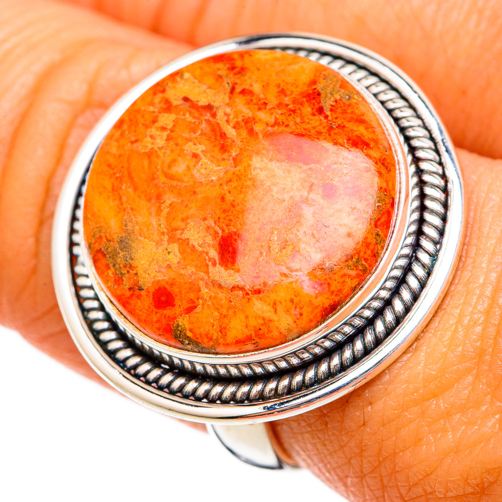 Sponge Coral Rings handcrafted by Anasilvercos - RING102969