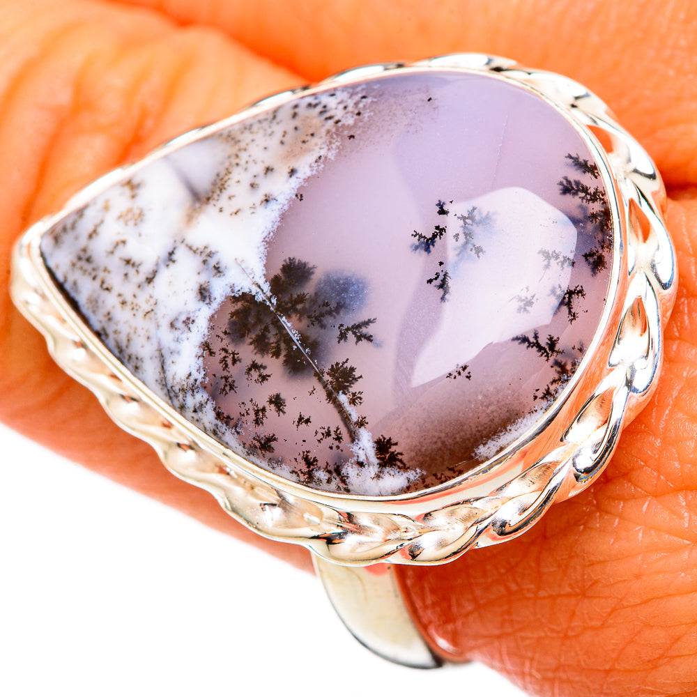 Dendritic Opal Rings handcrafted by Anasilvercos - RING102991