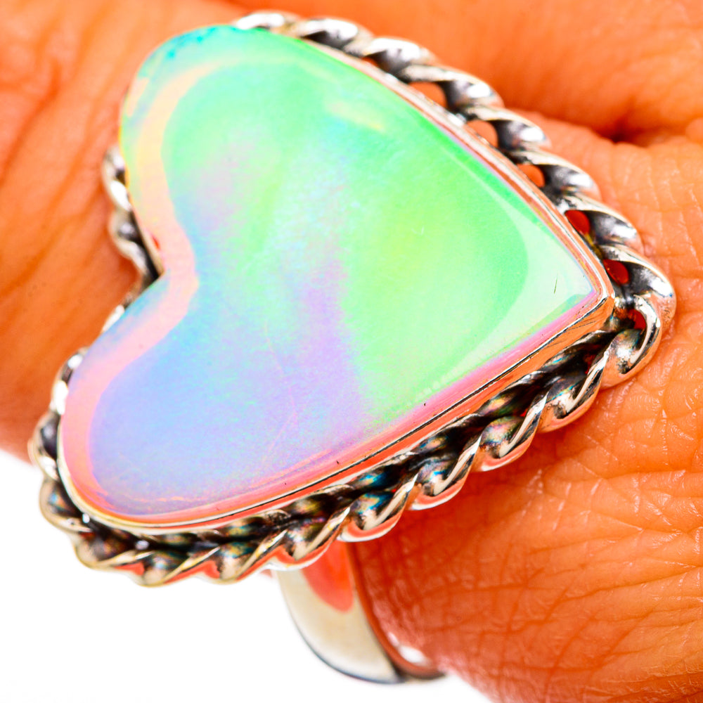 Aura Opal Rings handcrafted by Anasilvercos - RING102995