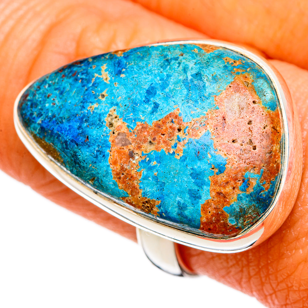 Shattuckite Rings handcrafted by Anasilvercos - RING103005
