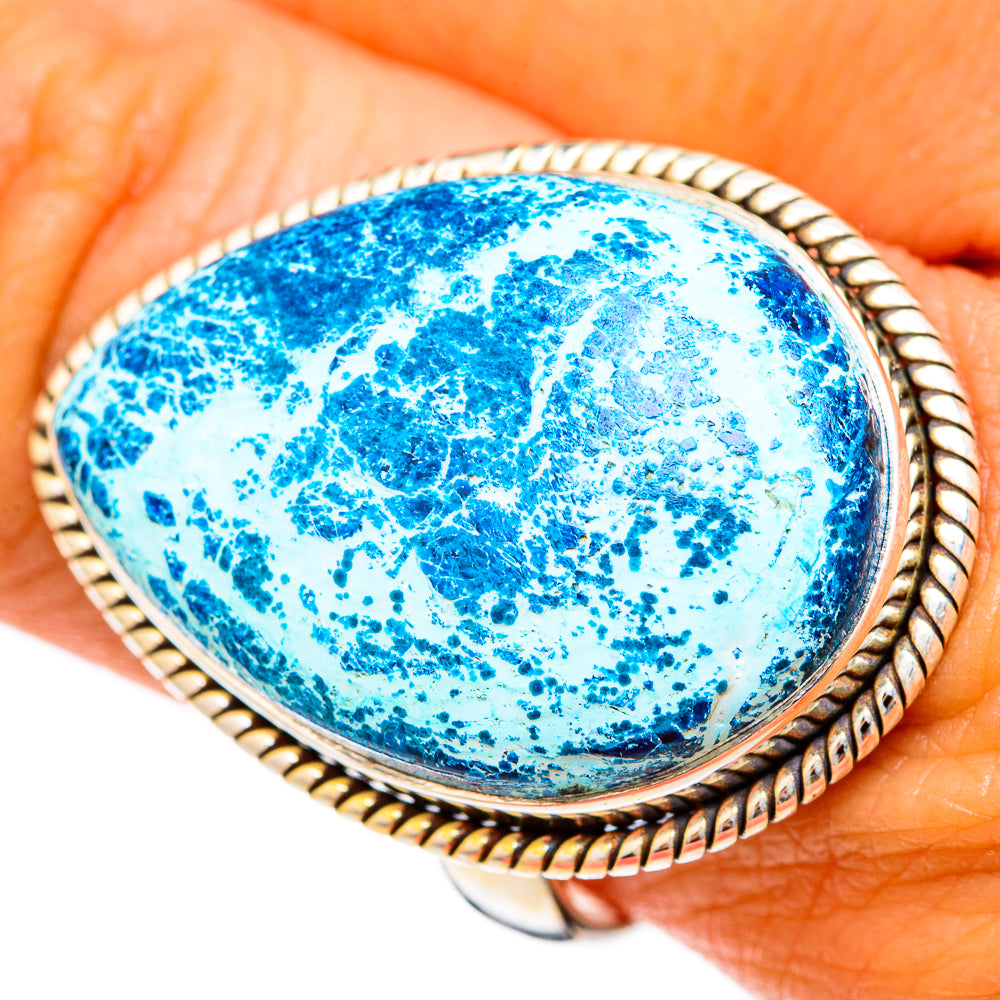 Shattuckite Rings handcrafted by Anasilvercos - RING103007