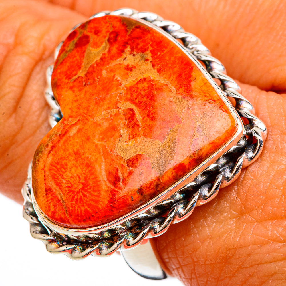 Sponge Coral Rings handcrafted by Anasilvercos - RING103021