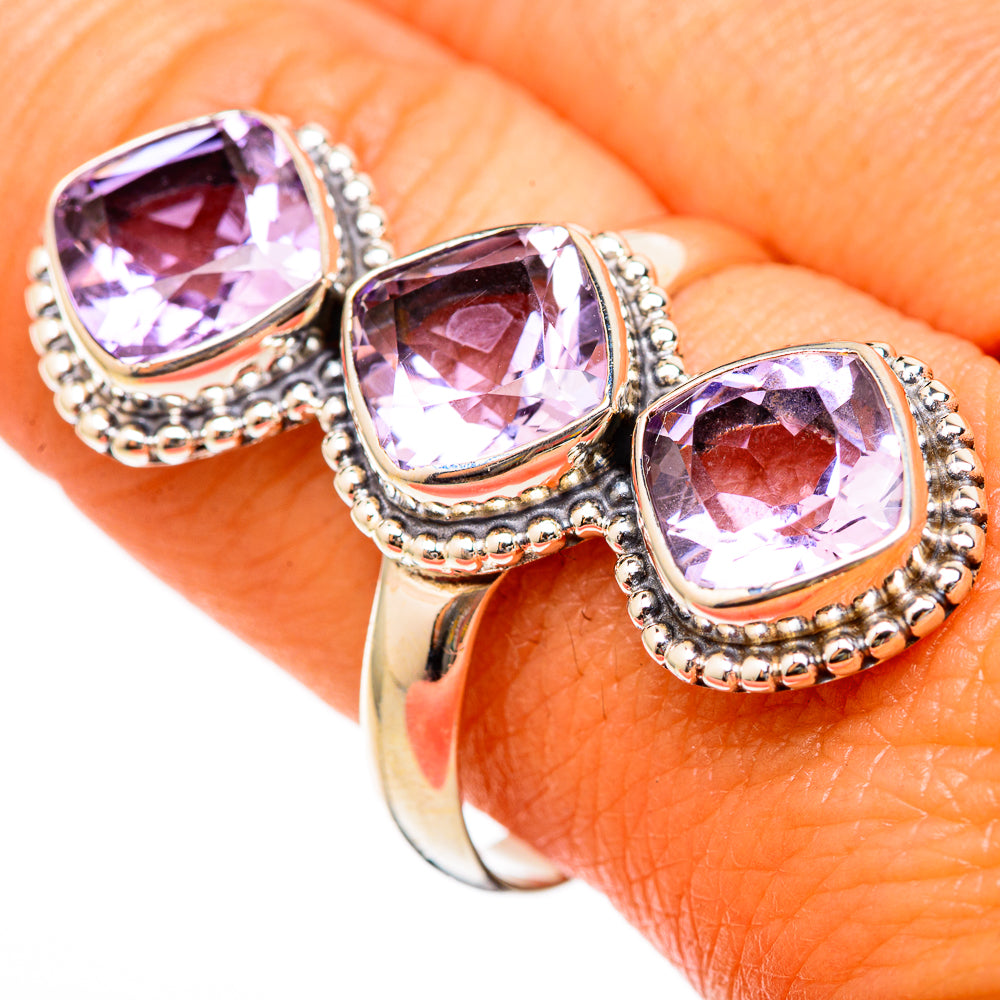 Amethyst Rings handcrafted by Anasilvercos - RING103037