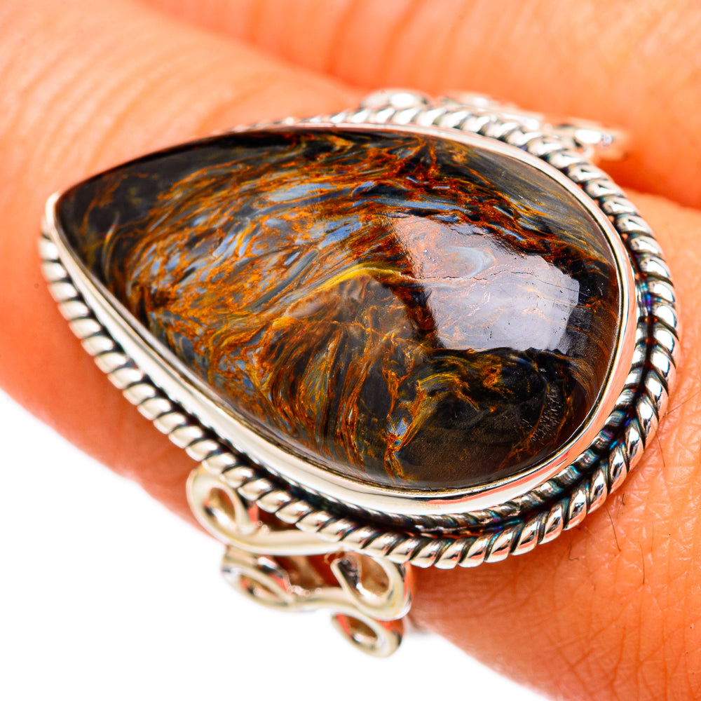 Pietersite Rings handcrafted by Anasilvercos - RING103038