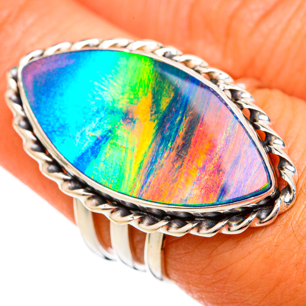 Aura Opal Rings handcrafted by Anasilvercos - RING103046