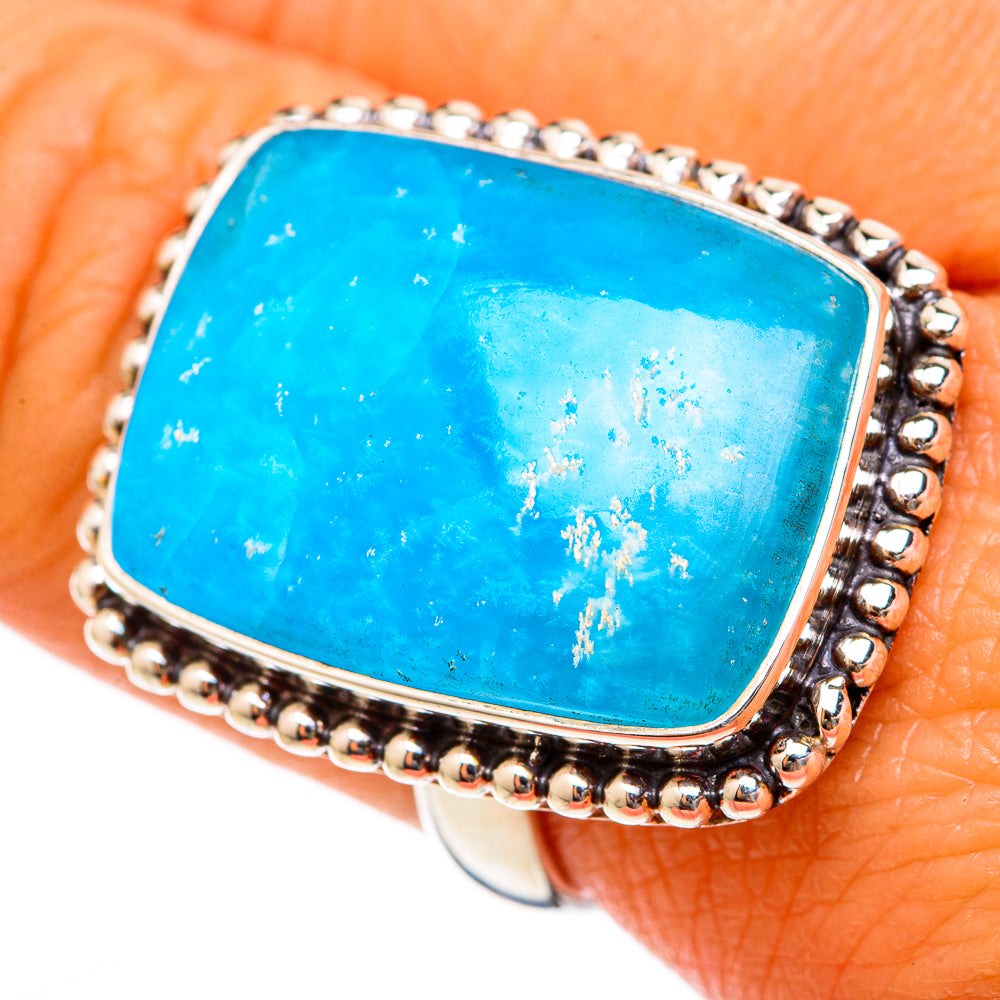 Larimar Rings handcrafted by Anasilvercos - RING103051