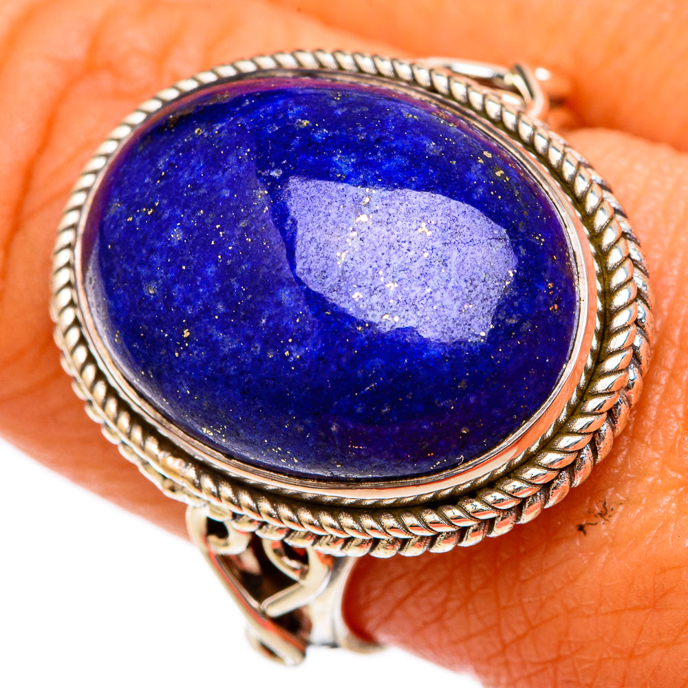 Lapis Lazuli Rings handcrafted by Anasilvercos - RING103052