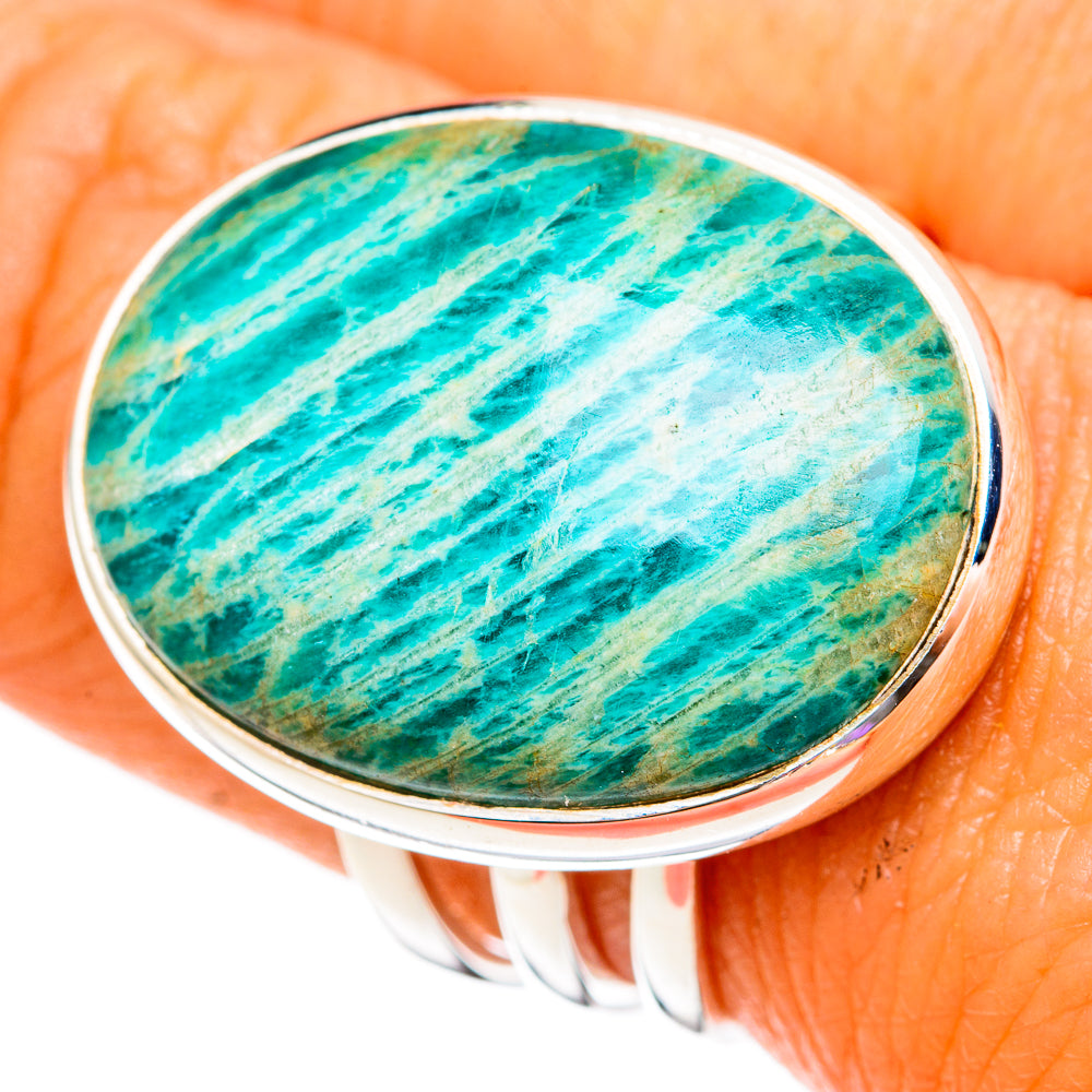 Amazonite Rings handcrafted by Anasilvercos - RING103060