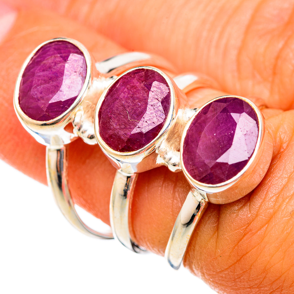 Ruby Rings handcrafted by Anasilvercos - RING103072