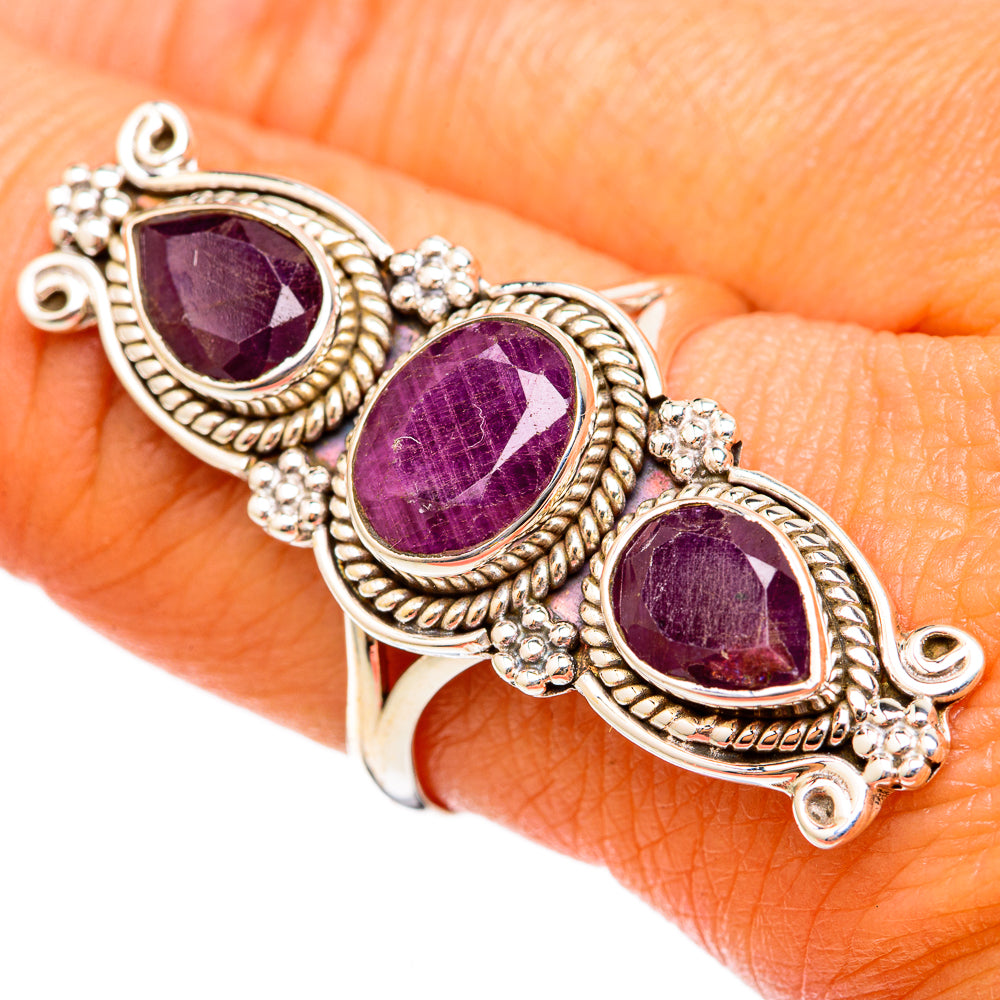 Ruby Rings handcrafted by Anasilvercos - RING103073