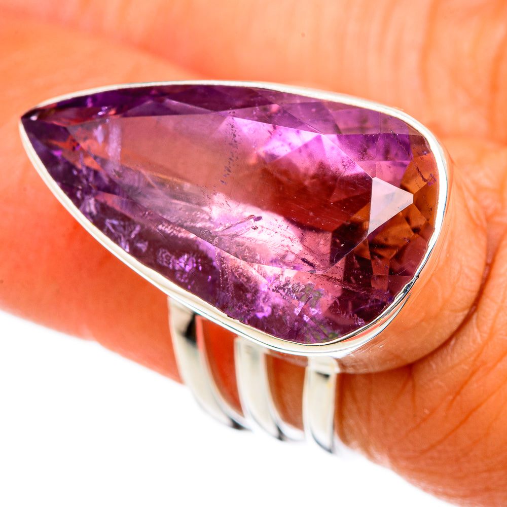 Amethyst Rings handcrafted by Anasilvercos - RING103075
