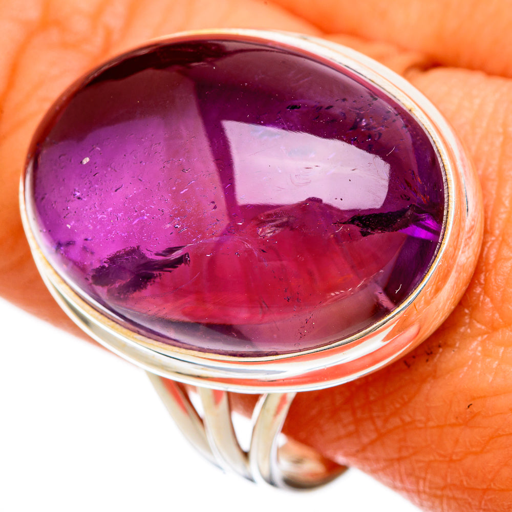 Amethyst Rings handcrafted by Anasilvercos - RING103082