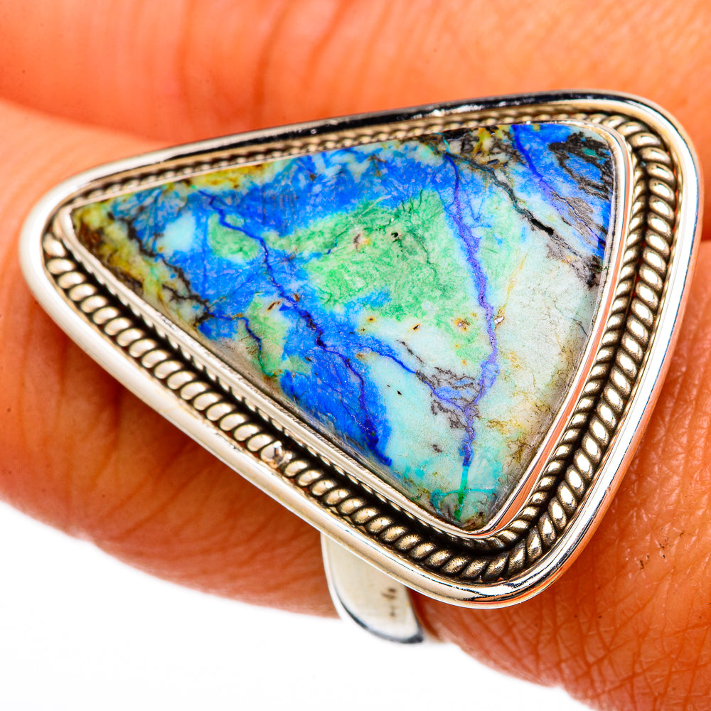 Azurite Rings handcrafted by Anasilvercos - RING103099
