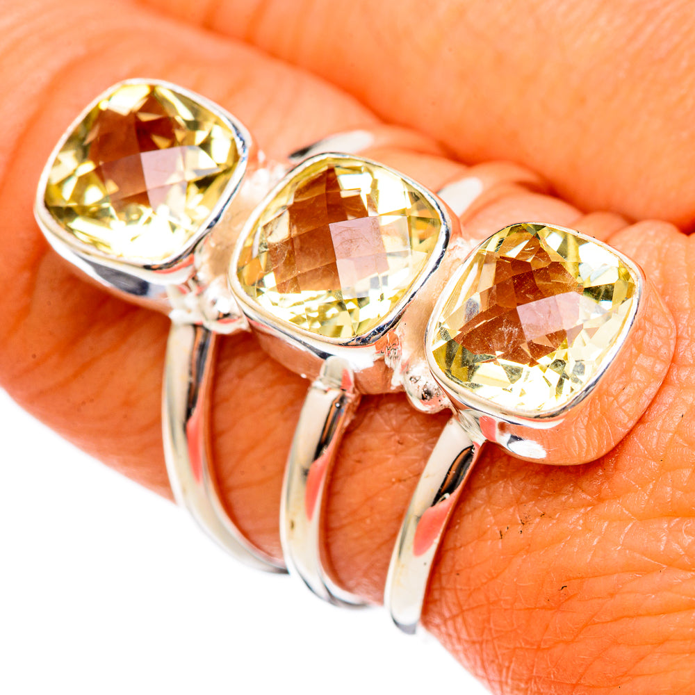Citrine Rings handcrafted by Anasilvercos - RING103101