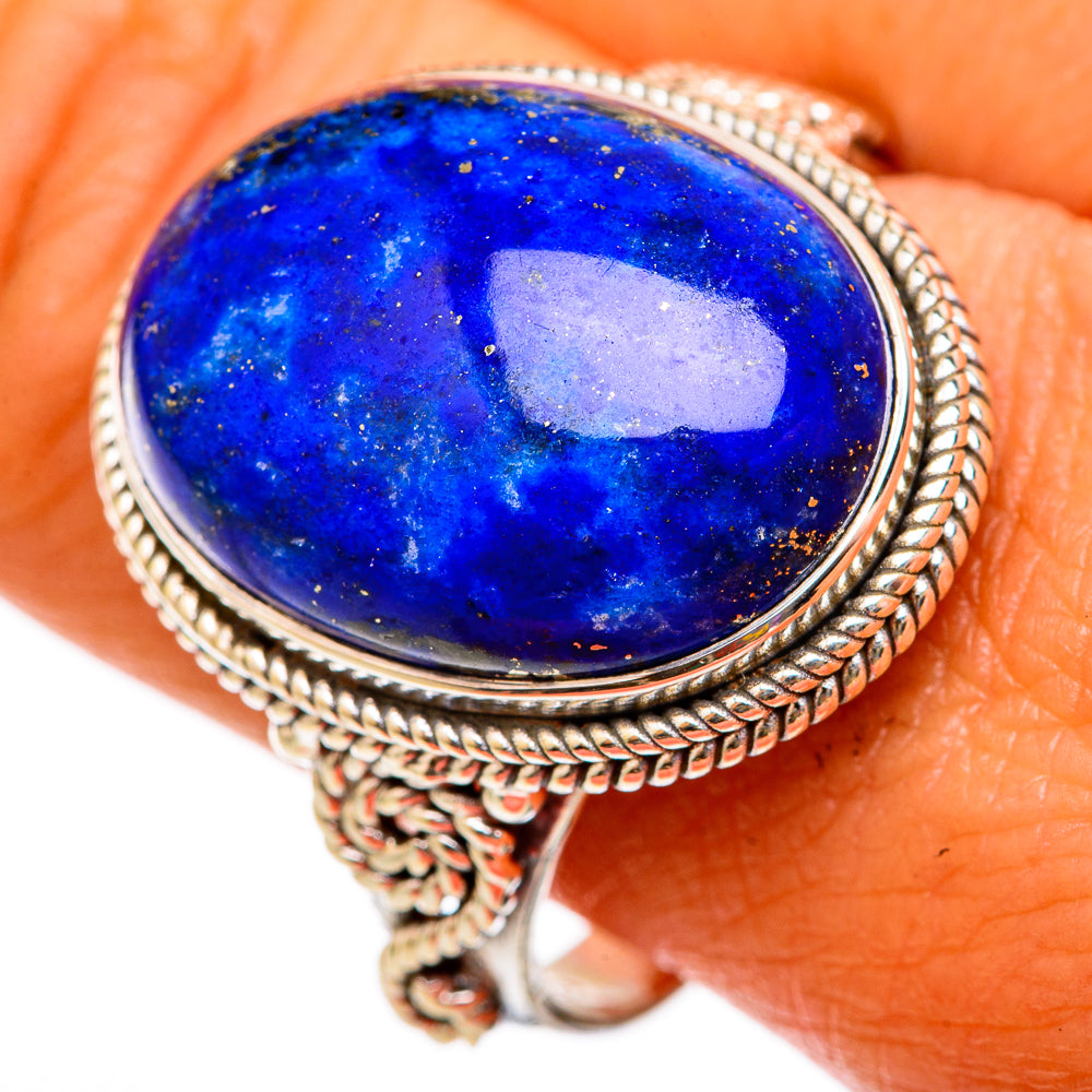 Lapis Lazuli Rings handcrafted by Anasilvercos - RING103103