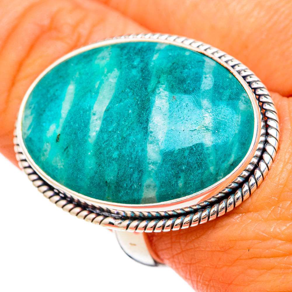 Amazonite Rings handcrafted by Anasilvercos - RING103118