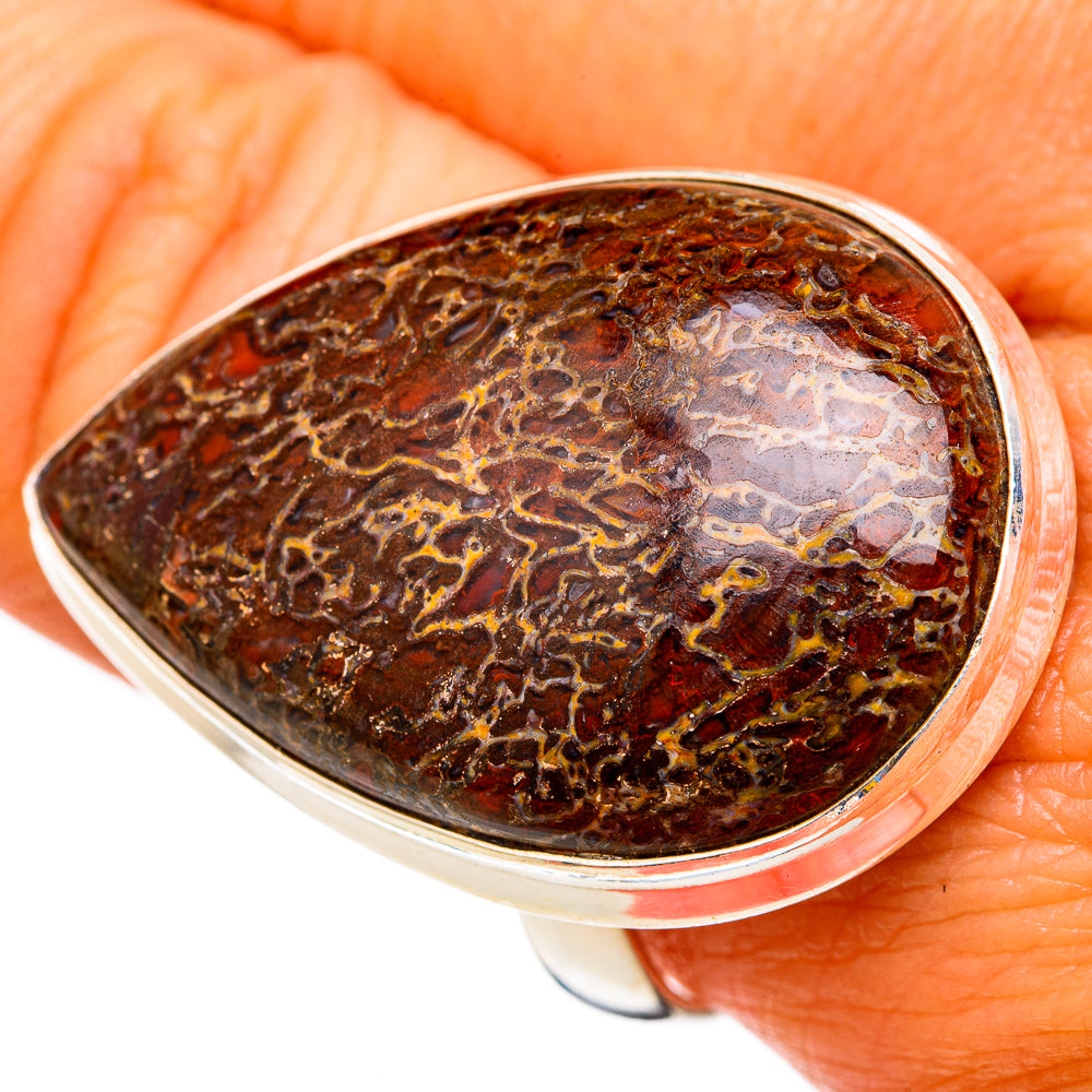 Dinosaur Bone Rings handcrafted by Anasilvercos - RING103123