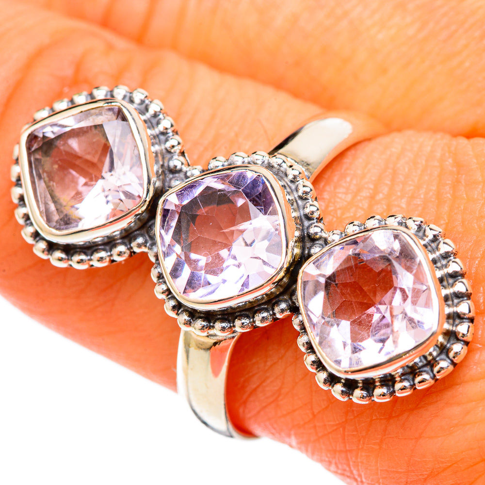 Kunzite Rings handcrafted by Anasilvercos - RING103140