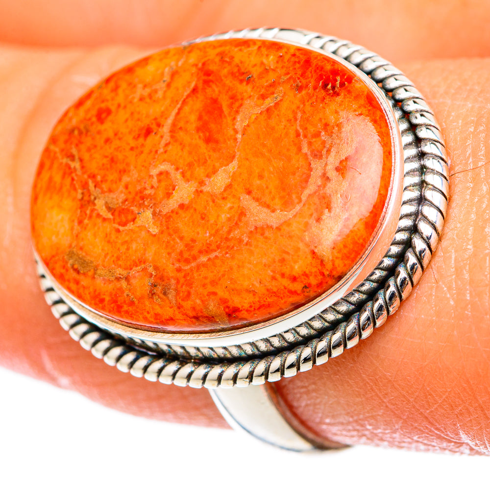 Sponge Coral Rings handcrafted by Anasilvercos - RING103180