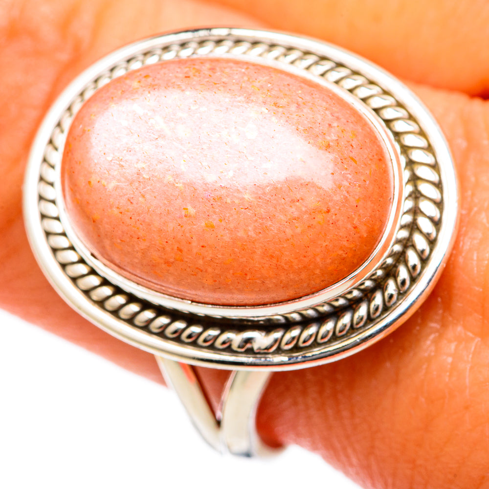 Sunstone Rings handcrafted by Anasilvercos - RING103181