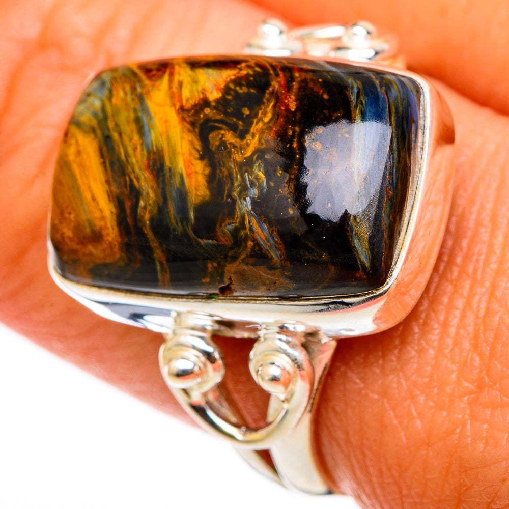 Pietersite Rings handcrafted by Anasilvercos - RING103188