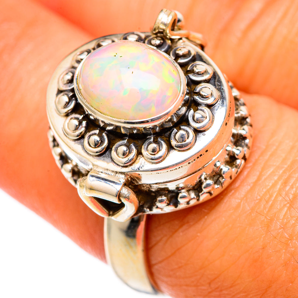 Ethiopian Opal Rings handcrafted by Anasilvercos - RING103196