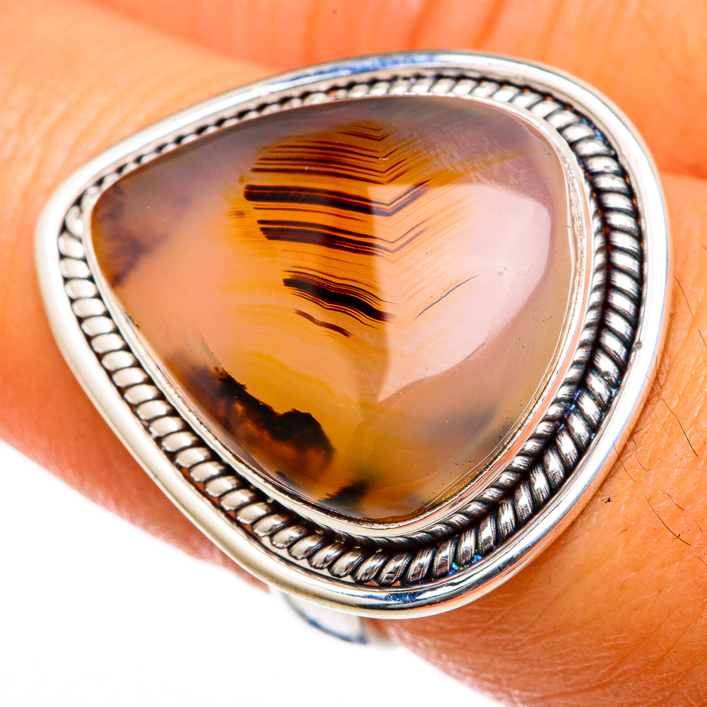 Montana Agate Rings handcrafted by Anasilvercos - RING103228