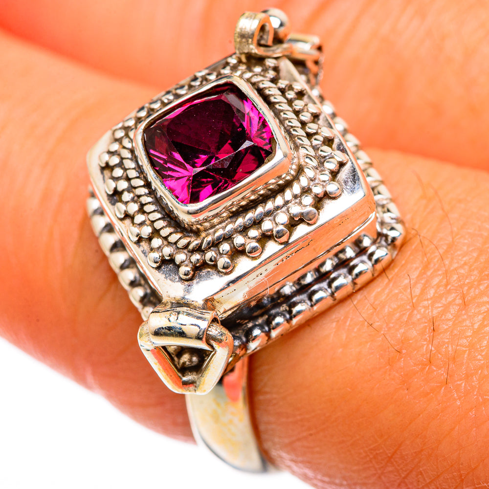 Garnet Rings handcrafted by Anasilvercos - RING103234
