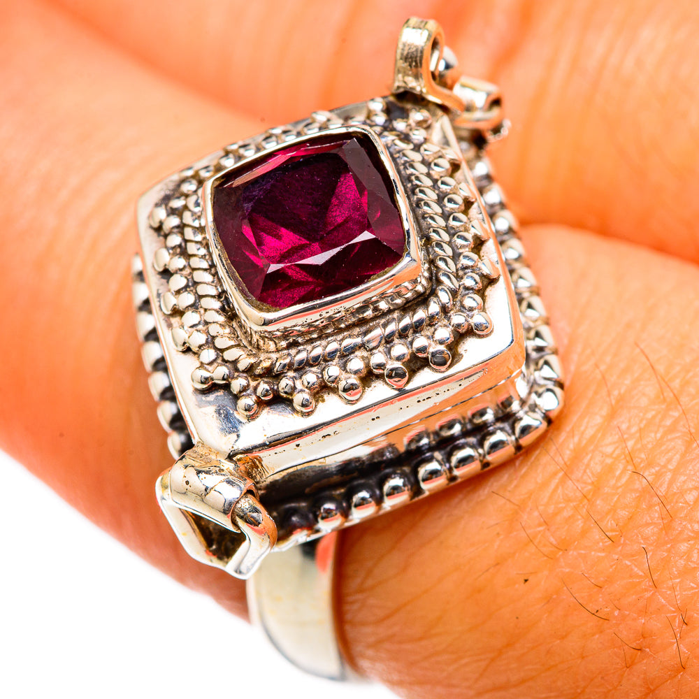 Garnet Rings handcrafted by Anasilvercos - RING103255
