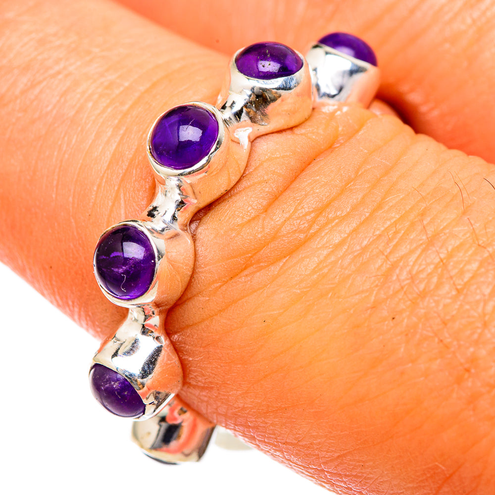 Amethyst Rings handcrafted by Anasilvercos - RING103257
