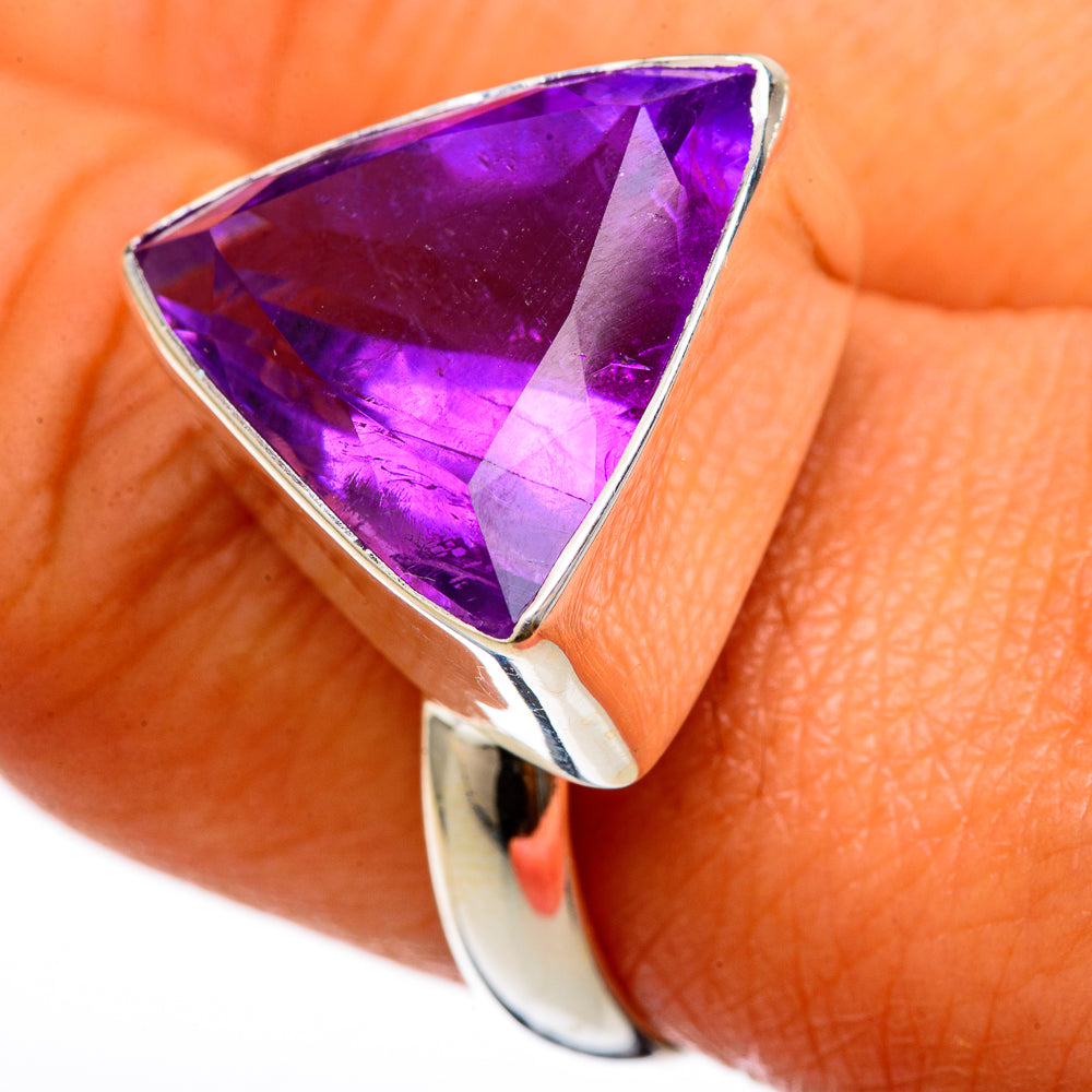Amethyst Rings handcrafted by Anasilvercos - RING103258