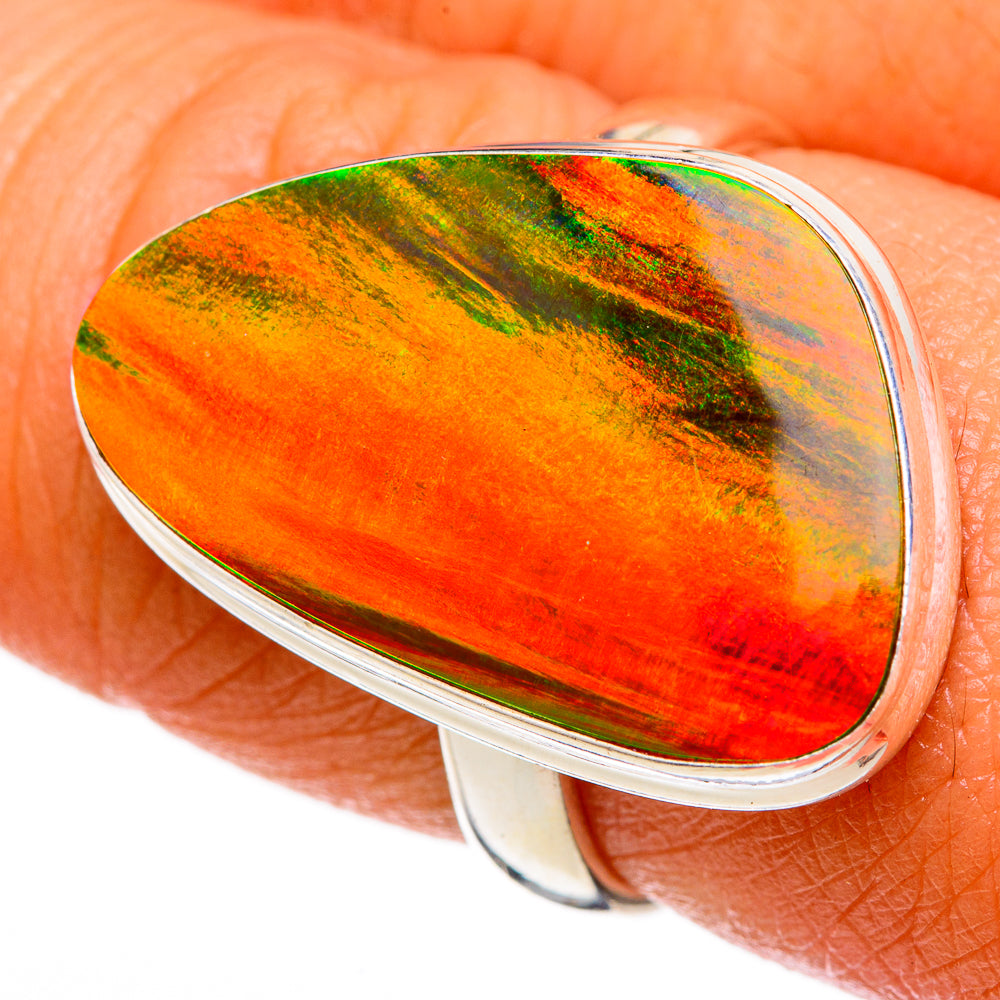 Aura Opal Rings handcrafted by Anasilvercos - RING103286