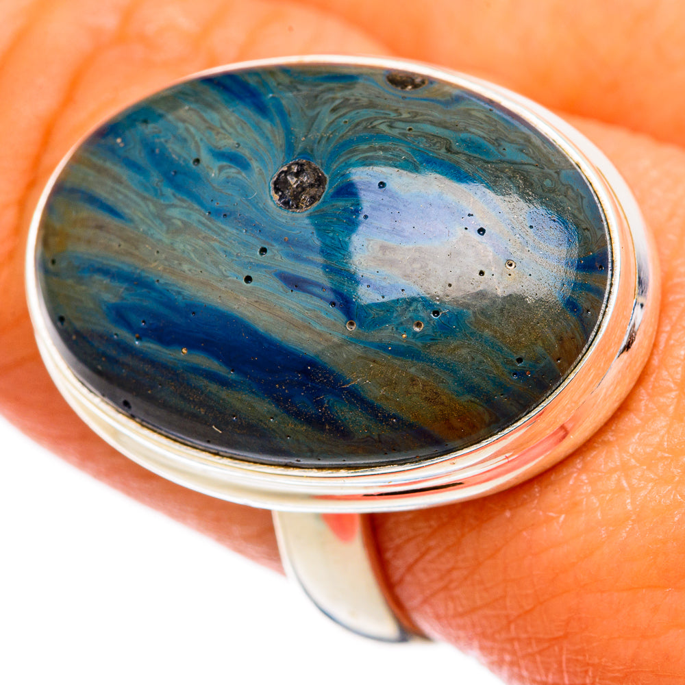 Blue Jasper Rings handcrafted by Anasilvercos - RING103307