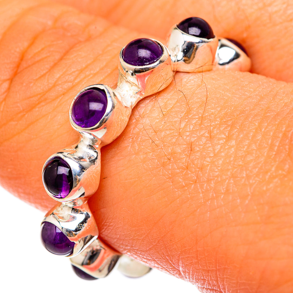 Amethyst Rings handcrafted by Anasilvercos - RING103319