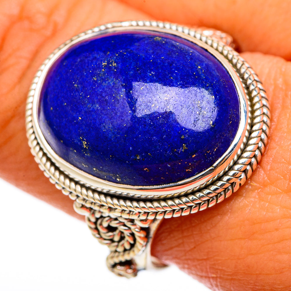 Lapis Lazuli Rings handcrafted by Anasilvercos - RING103333