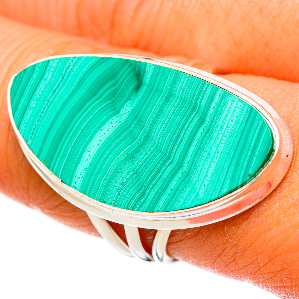 Malachite Rings handcrafted by Anasilvercos - RING103345
