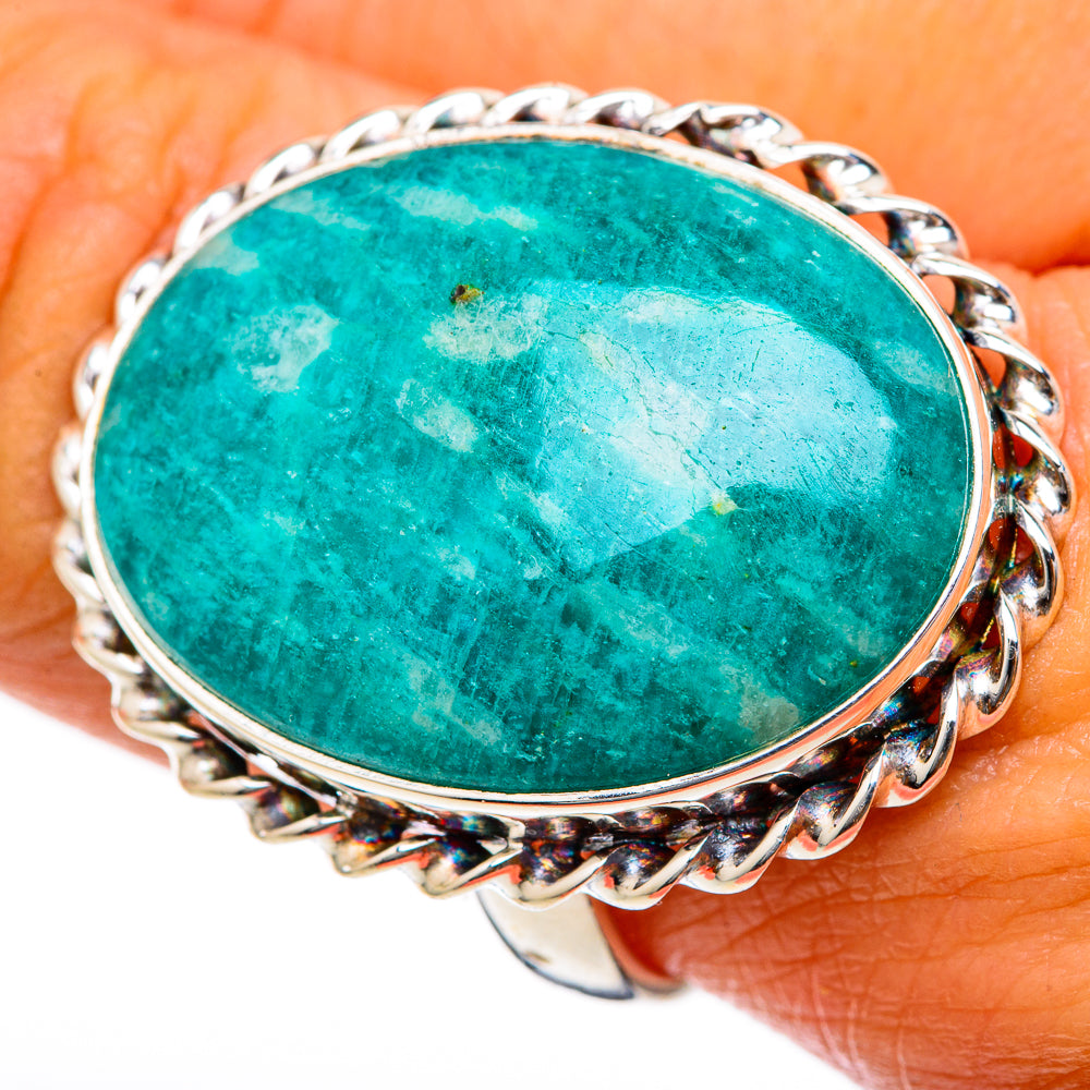 Amazonite Rings handcrafted by Anasilvercos - RING103346