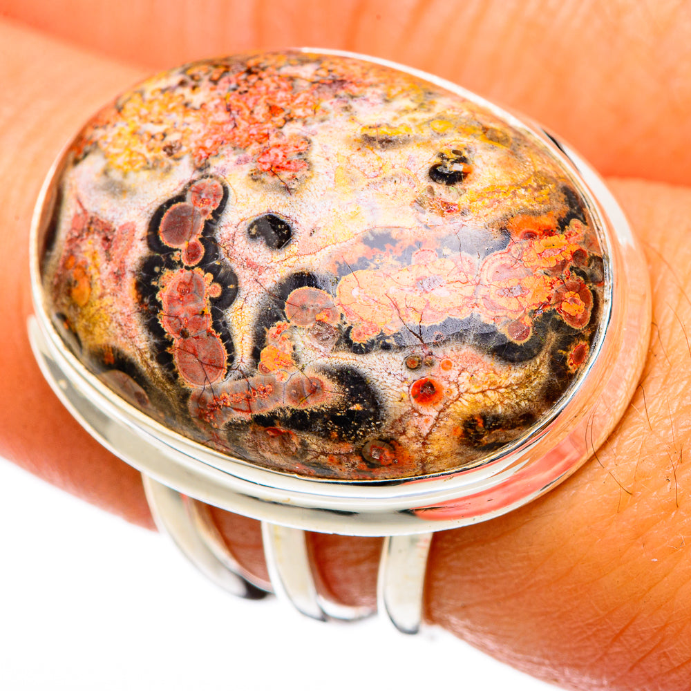 Poppy Jasper Rings handcrafted by Anasilvercos - RING103351