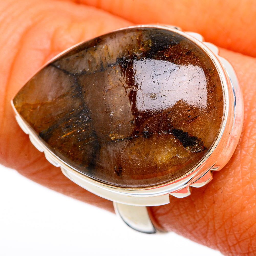 Chiastolite Rings handcrafted by Anasilvercos - RING103355