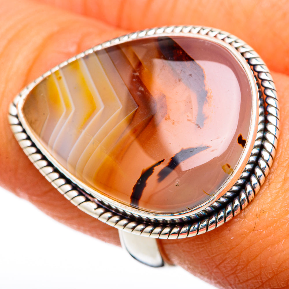 Montana Agate Rings handcrafted by Anasilvercos - RING103357