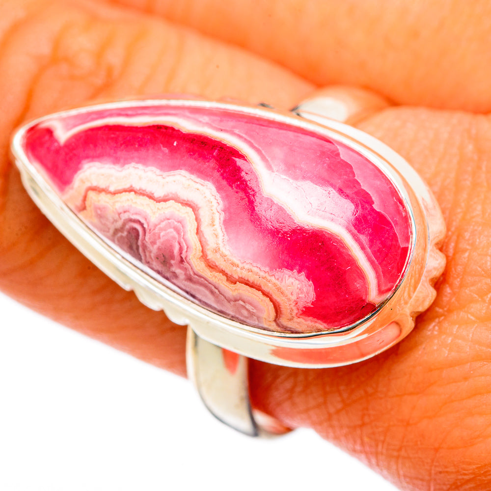Rhodochrosite Rings handcrafted by Anasilvercos - RING103358