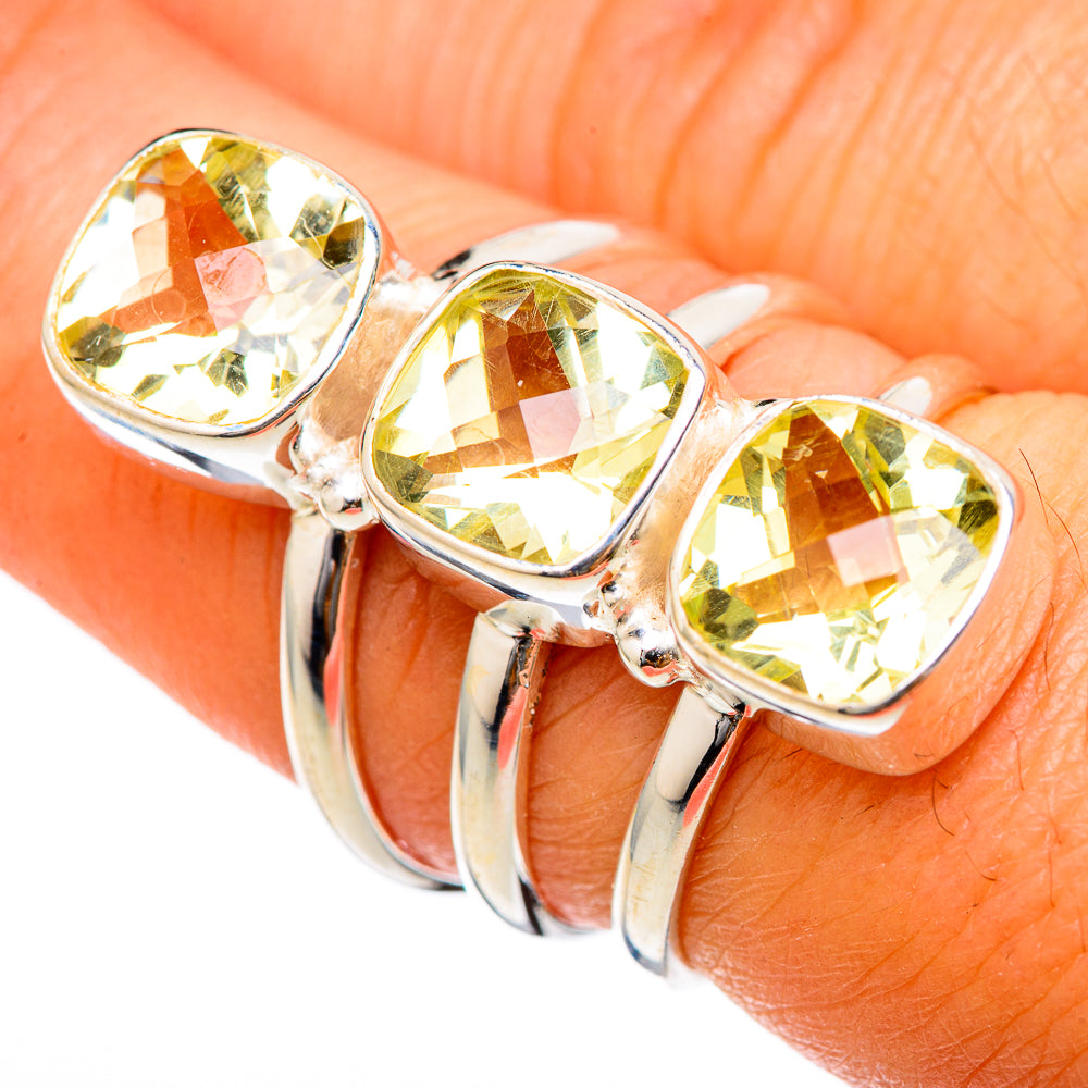 Citrine Rings handcrafted by Anasilvercos - RING103380