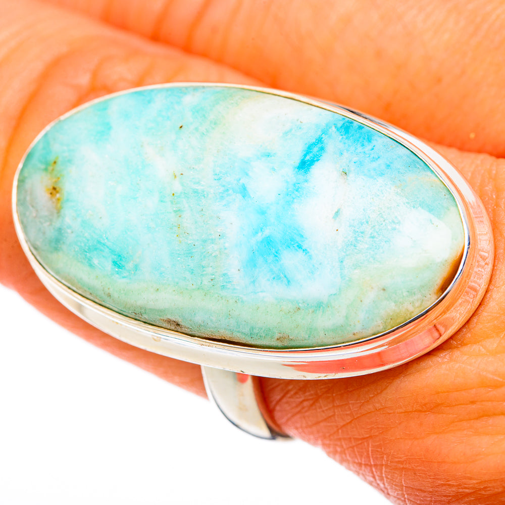 Larimar Rings handcrafted by Anasilvercos - RING103387