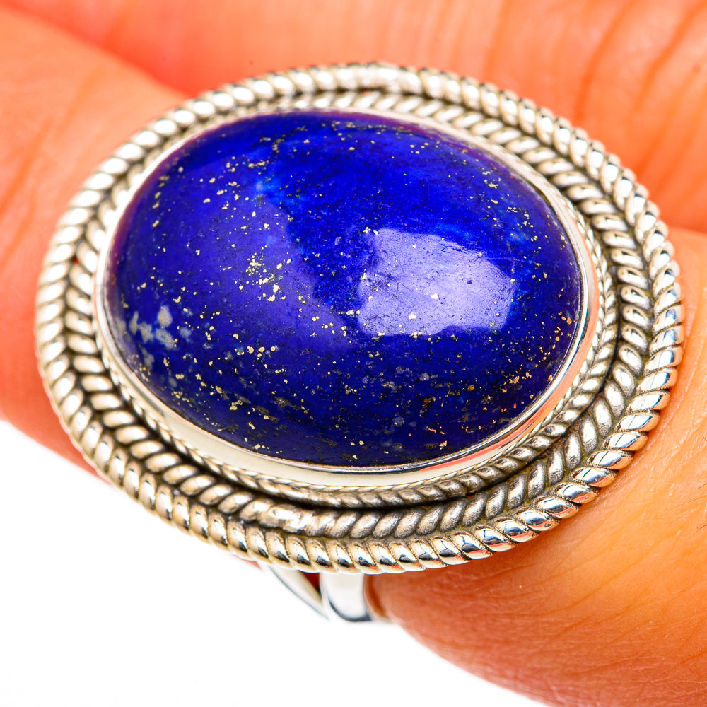 Lapis Lazuli Rings handcrafted by Anasilvercos - RING103389